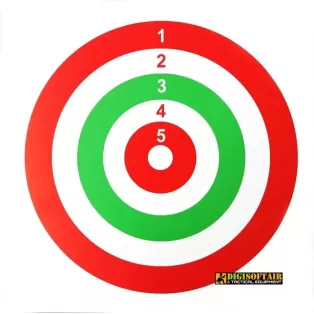 Fogli per Bersagli tricolore 100pcs 14x14cm SC-TRICOLOR