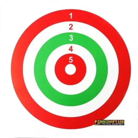 Fogli per Bersagli tricolore 100pcs 14x14cm SC-TRICOLOR