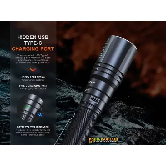 Fenix HT30 White Laser Flashlight 500 lumens 1500m di distanza