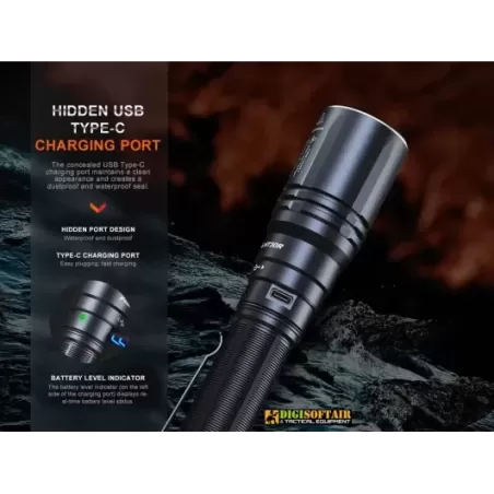 Fenix HT30 White Laser Flashlight 500 lumens 1500m di distanza