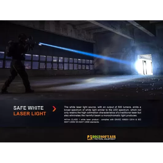 Fenix HT30 White Laser Flashlight 500 lumens and 1500 meters