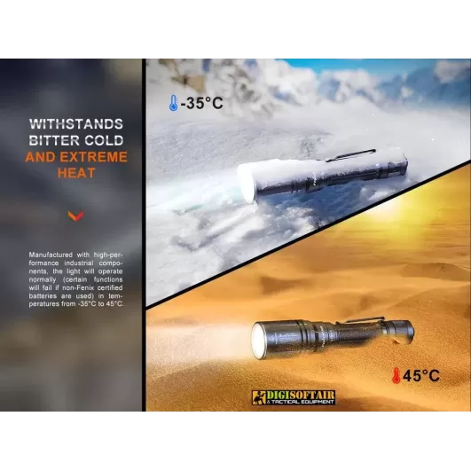 Fenix HT30 White Laser Flashlight 500 lumens 1500m di distanza