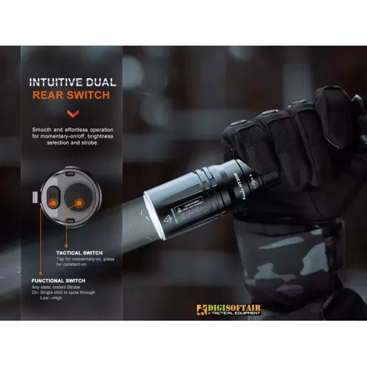 Fenix HT30 White Laser Flashlight 500 lumens 1500m di distanza