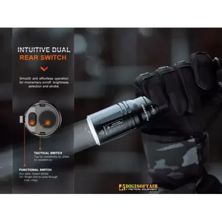 Fenix HT30 White Laser Flashlight 500 lumens 1500m di distanza