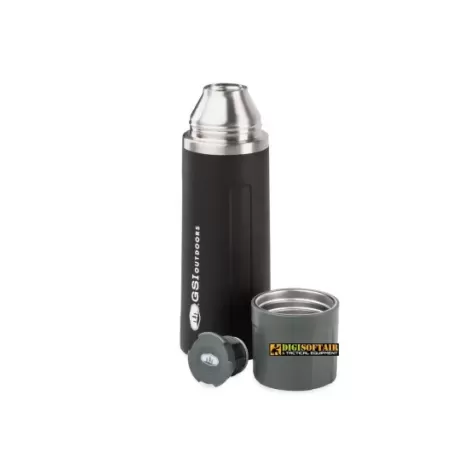 GSI Thermos 1l Black glacier Stainless Vacuum Bottle GSI Thermos 1l Black glacier Stainless Vacuum Bottle