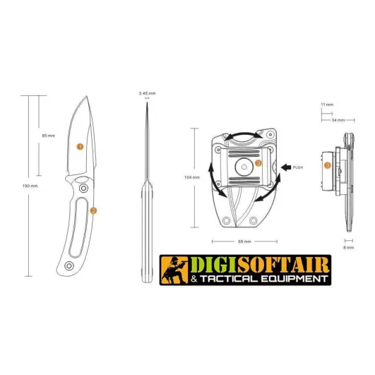 Ruike Hornet F815 BLACK