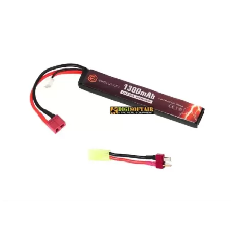 Evolution Li-Po Ultra Power 7.4V 1300mAh 20C 40C Peak mm Evolution Li-Po Ultra Power 7.4V 1300mAh 20C 40C Peak mm