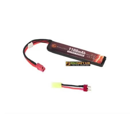 Evolution Li-Po Ultra Power 7.4V 1100mAh 20C - 40C Peak (mm Evolution Li-Po Ultra Power 7.4V 1100mAh 20C - 40C Peak (mm