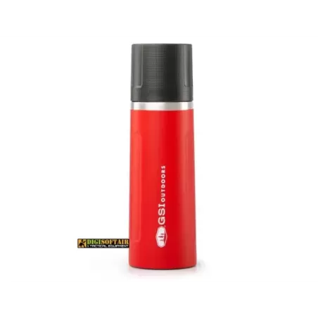 GSI Thermos 1l Red glacier Stainless Vacuum Bottle GSI Thermos 1l Red glacier Stainless Vacuum Bottle