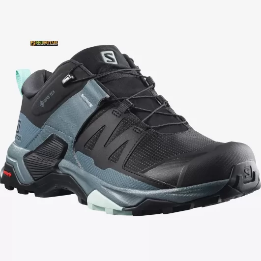 Salomon X ULTRA 4 Goretex Black / Stormy Weather / Opal Blue