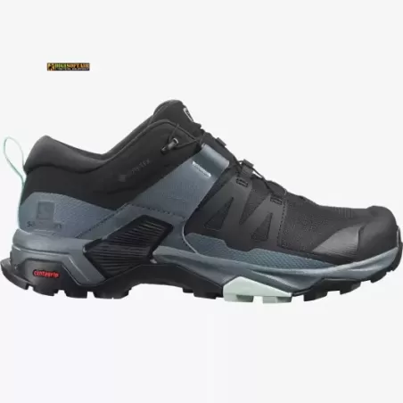 Salomon X ULTRA 4 Goretex Black / Stormy Weather / Opal Blue
