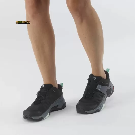 Salomon X ULTRA 4 Goretex Black / Stormy Weather / Opal Blue