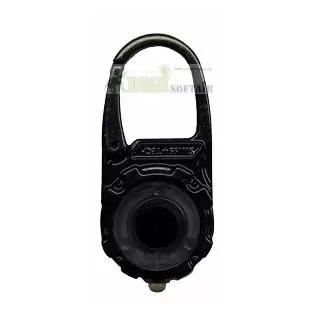 Swiss Tech portachiavi NERO carabiner