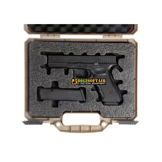 Pistol Case Pre-Cut Foam Nimrod Dark earth