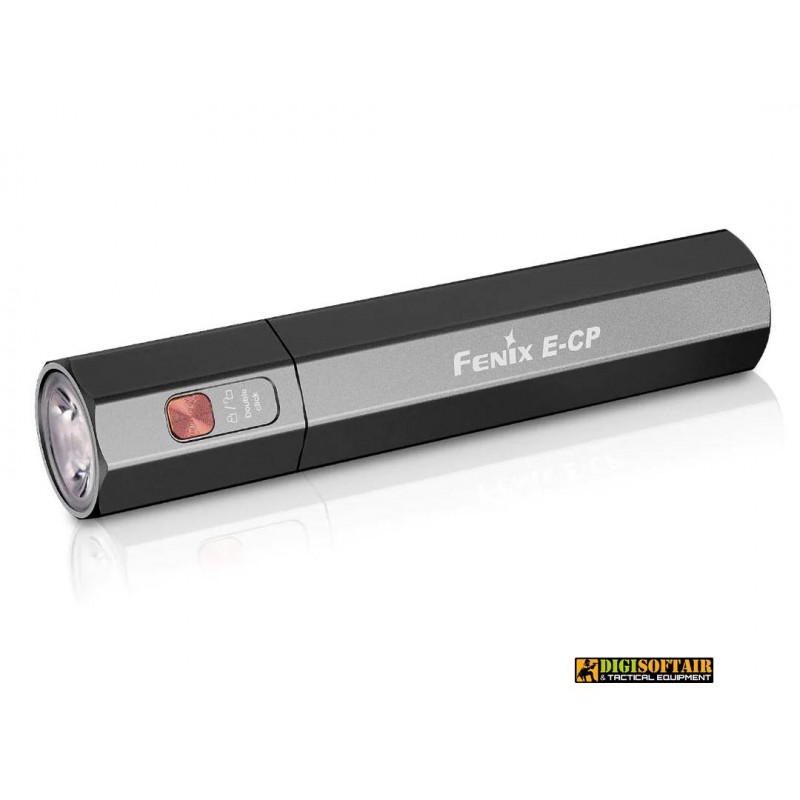 Fenix E-CP Rechargeable Flashlight with Power Bank Black