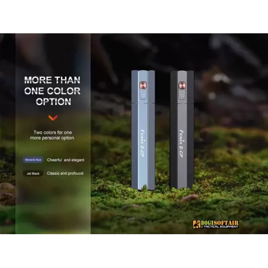 Fenix E-CP Rechargeable Flashlight with Power Bank Black