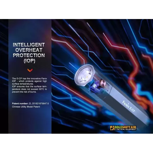 Fenix E-CP Rechargeable Flashlight with Power Bank Black