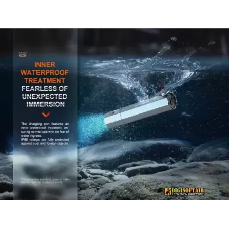 Fenix E-CP Rechargeable Flashlight with Power Bank Black