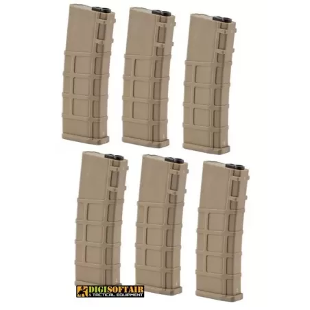 Box 6 Caricatori Monofilari da 200 bb Tan Lonex (GB-06-15)