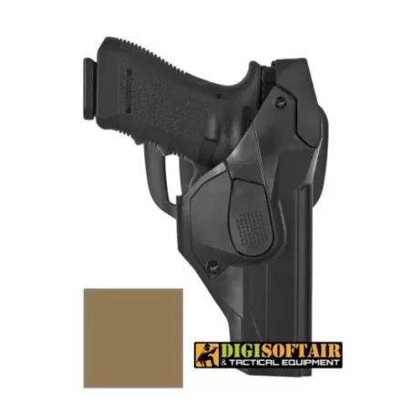 DCH8 Duty CAMA Vega holster fondina DESERT per Glock 17