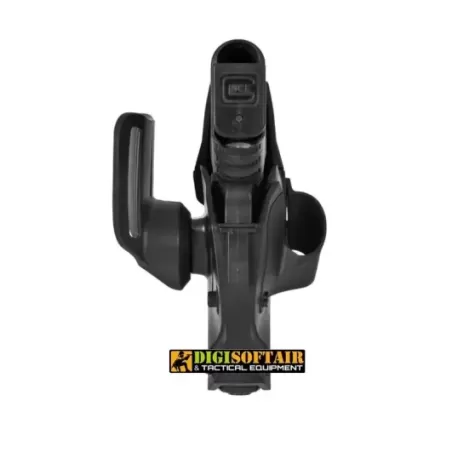 DCHO8 Duty CAMA open Vega holster fondina NERA per Glock 17