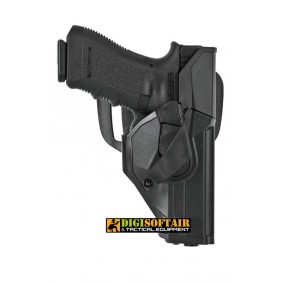DCHO8 Duty CAMA open Vega holster fondina NERA per Glock 17