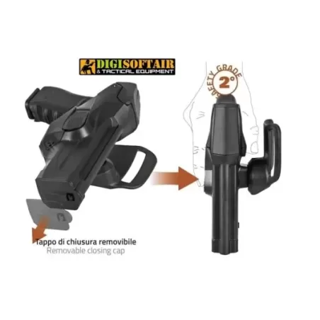 DCHO8 Duty CAMA open holster Professional polymer injection