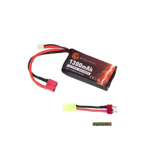 Evolution Li-Po Ultra Power 7.4V 1300mAh 20C - 40C Peak mm