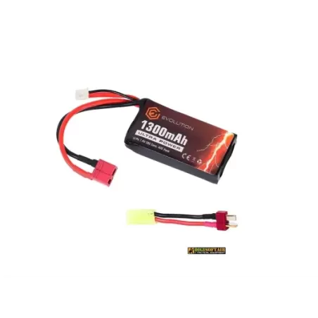 Evolution Li-Po Ultra Power 7.4V 1300mAh 20C - 40C Peak mm Evolution Li-Po Ultra Power 7.4V 1300mAh 20C - 40C Peak mm