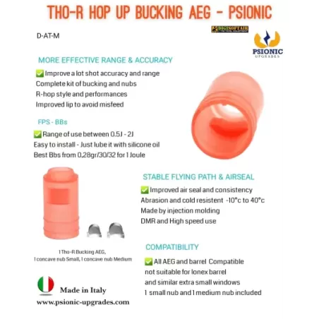 Tho-R Hop Up Bucking AEG/HPA/GBLS with Tensioners PSIONIC