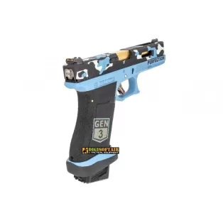 R17 Gen3 metal slide GBB Camouflage Blue WE 2