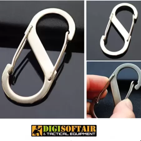 Metal carabiner 4cm S biner R20121 ram