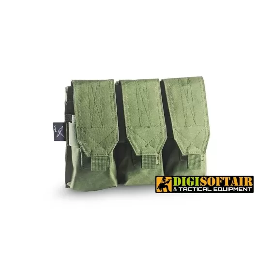 Cygni triple magazine m4-ak pouch with velcro opening 600d poly