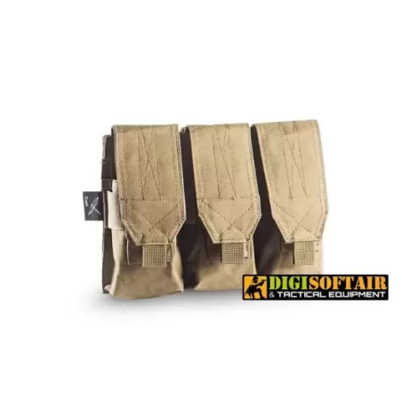 cygni triple magazine m4-ak pouch with velcro opening 600d poly
