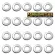 FPS Set of 0.20 mm shims for gears FPS020