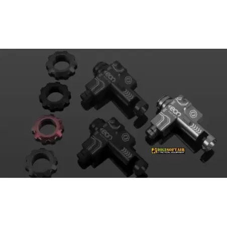 Gate EON Hop Up Chamber Titanium with red dial per serie m4 m16