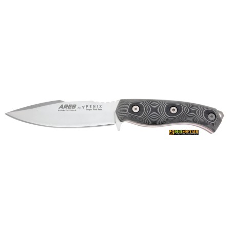 Fenix ARES Micarta Antracite – Coltello da campo artigianale 22,5 cm