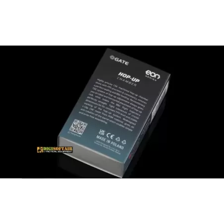 Gate EON Hop Up Chamber Titanium with orange dial per serie m4