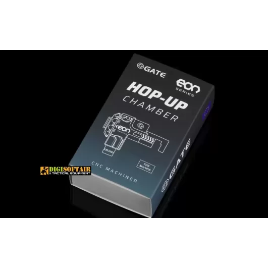 Gate EON Hop Up Chamber Titanium with cyan dial per serie m4 m16