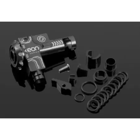 Gate EON Hop Up Chamber Titanium with cyan dial per serie m4 m16