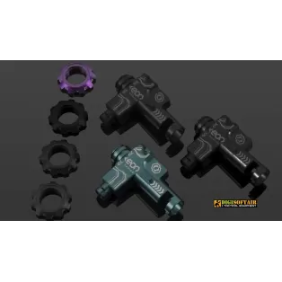 Gate EON Hop Up Chamber Cyan with violet dial per serie m4 m16