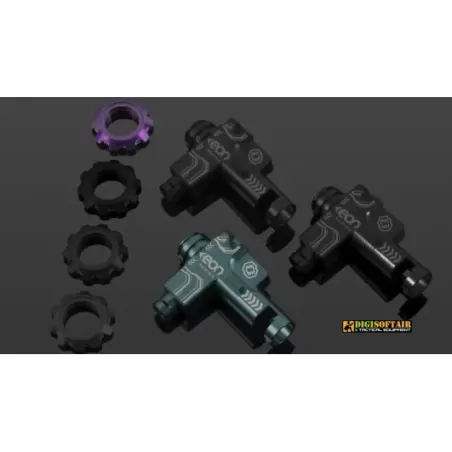 Gate EON Hop Up Chamber Cyan with violet dial for m4 m16 series Gate EON Hop Up Chamber Cyan with violet dial for m4 m16 series