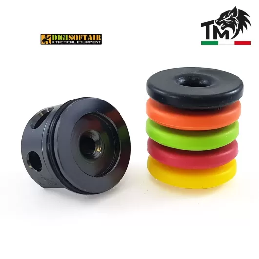 Top Max Testa cilindro in Ergal V2 con 5 PAD TCMMV2RP5-NV