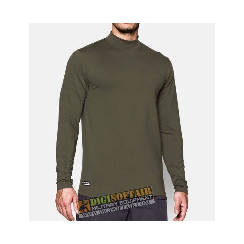 under-armour-coldgear-infrared-tactical-fitted-mock-marine-od-green Size XL