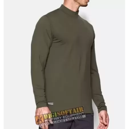 Under Armour ColdGear Infrared Tactical Fitted Mock Marine OD Under Armour ColdGear Infrared Tactical Fitted Mock Marine OD