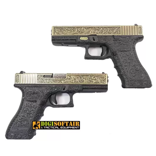 We G17 etched ivory metal version gbb 24188