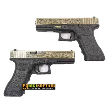 We G17 etched ivory metal version gbb 24188