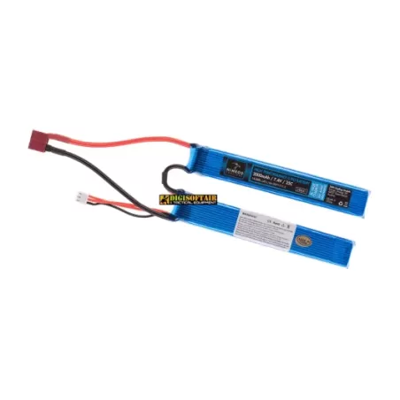 Lipo battery 7.4V 2000mAh 25C Twin Type T-Plug Nimrod