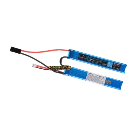 Lipo battery 7.4V 1300mAh 25C Twin Type Tamiya Nimrod