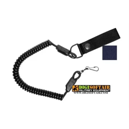 BLUE Pistol safety lace with molded terminals 2V20